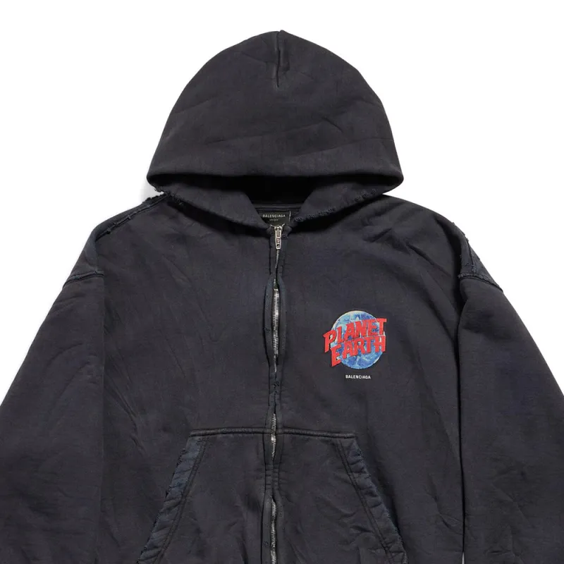 Balenciaga Zip Up Hoodie-3