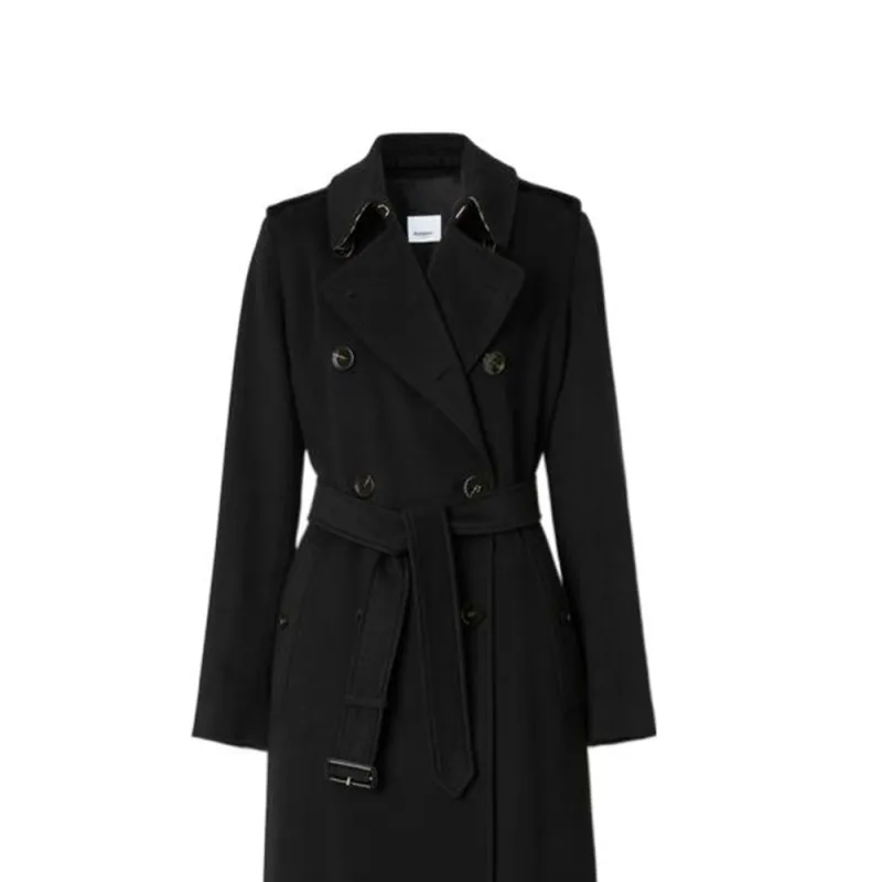 Burberry Trench Coat Women's Black-5