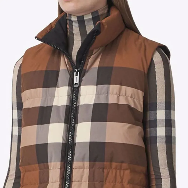 Burberry Vest 'Dark Birch Brown Check'-5