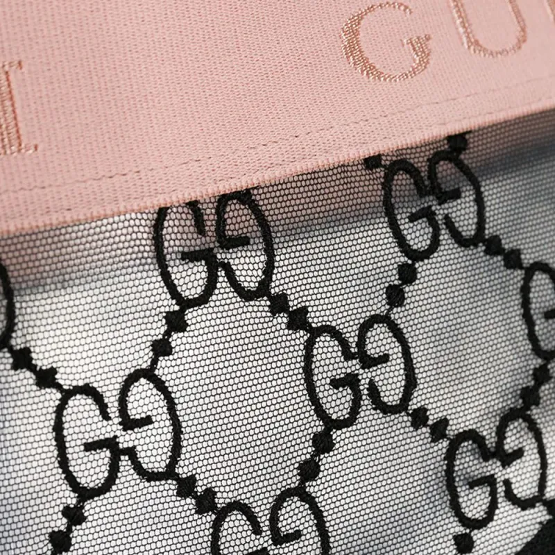 GUCCI Tulle Jacquard Bra Set-3