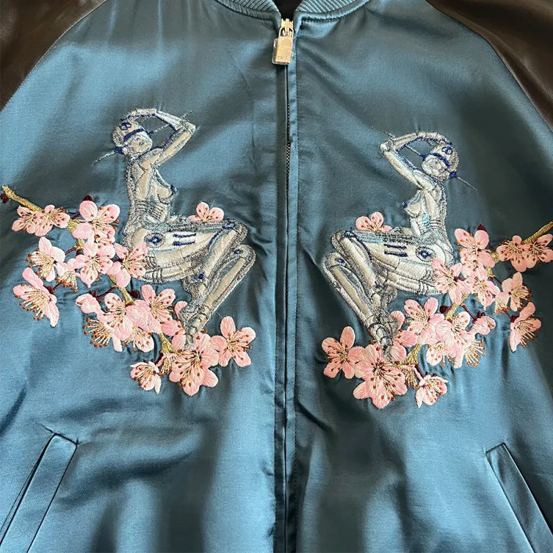 DIOR X Sorayama Embroidered Souvenir Bomber Jacket-2