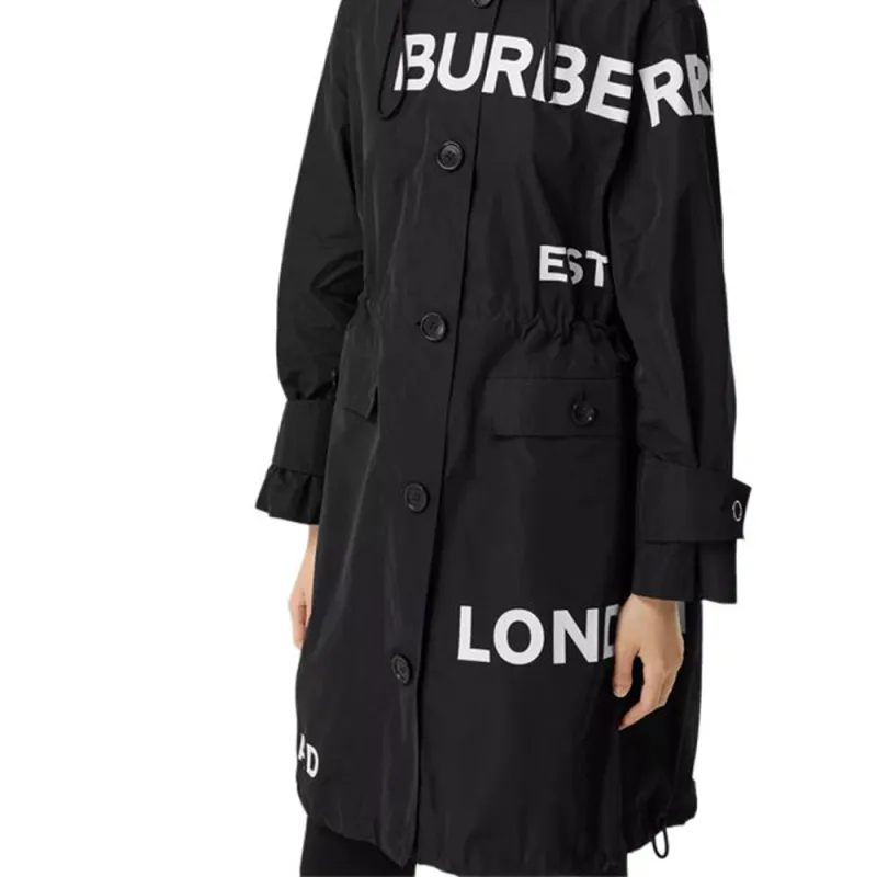 Burberry Trench Coat Women's Black-4