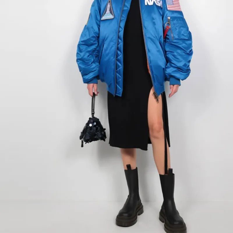 Balenciaga Jackets Women's Blue-4