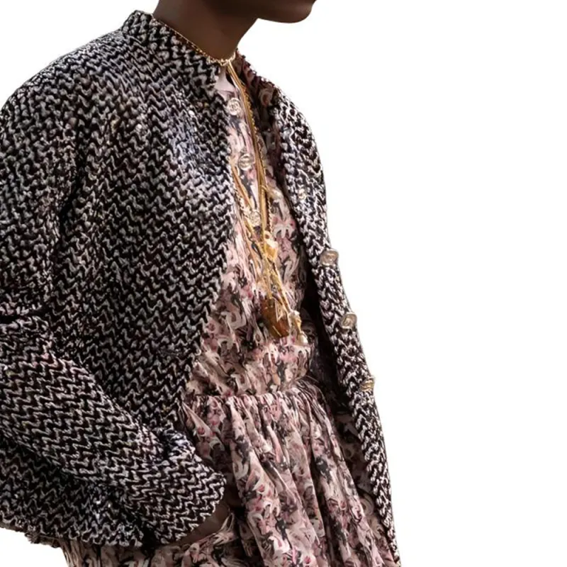 CHANEL 23 Spring Summer New Arrivals Jackets & Coats Women's Black-4
