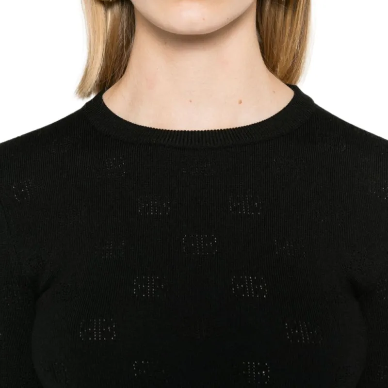 Balenciaga Long Sleeve Knit Sweater-4