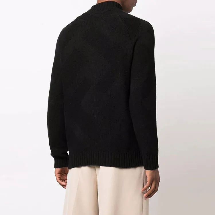 FENDI Cashmere Sweaters Men Black-3
