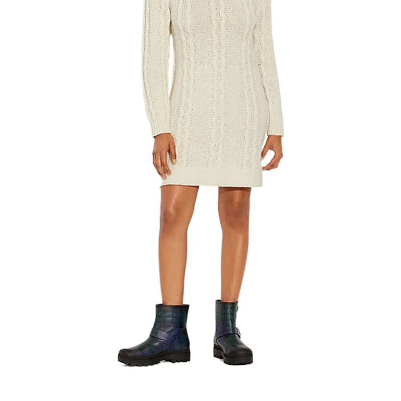 COACH FW22 Long Sleeved Dresses Women's Beige Yellow-2
