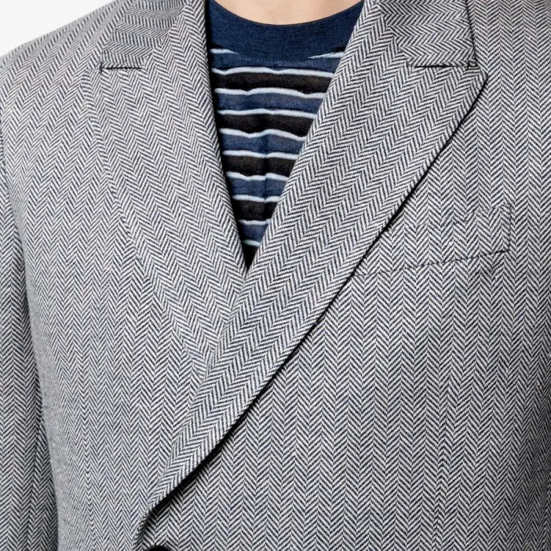 Zegna SS21 Business Suits Coats Men's Gray-5