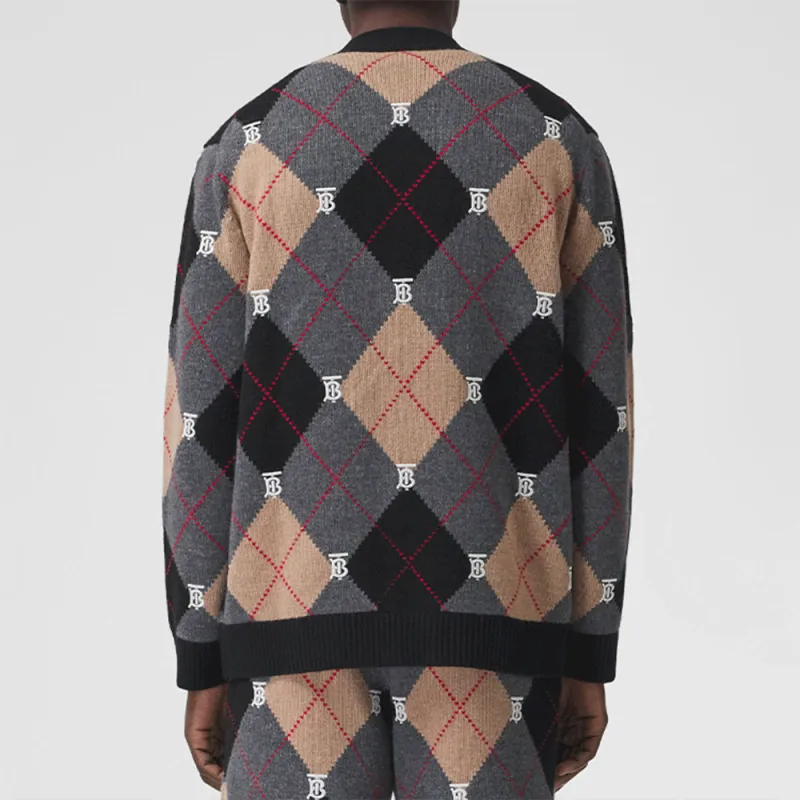 Burberry Cashmere Sweaters Men Camel-3