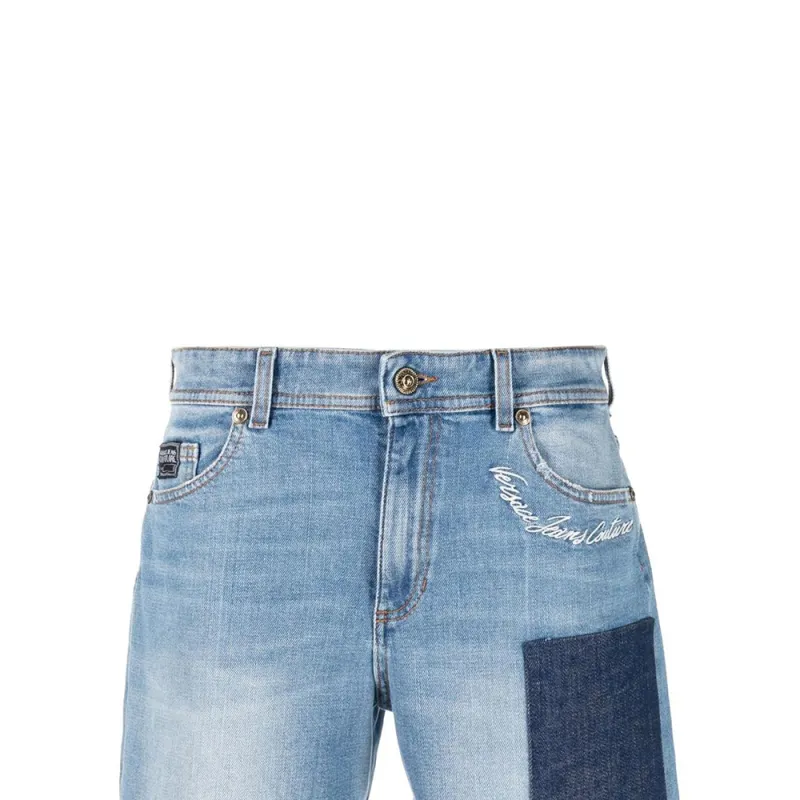 VERSACE JEANS COUTURE Denim Shorts Women's Blue-5
