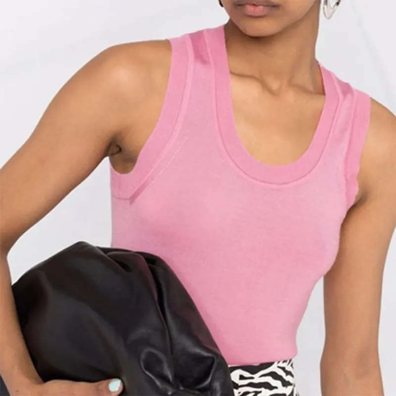 Alexander McQueen FW21 Tank Tops Women's Pink-5