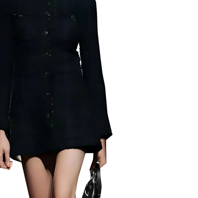 CHANEL Jackets Women's Black-6
