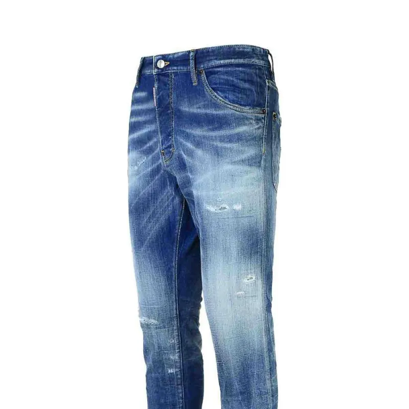DSQUARED 2 Straight Leg Distressed Jeans-5