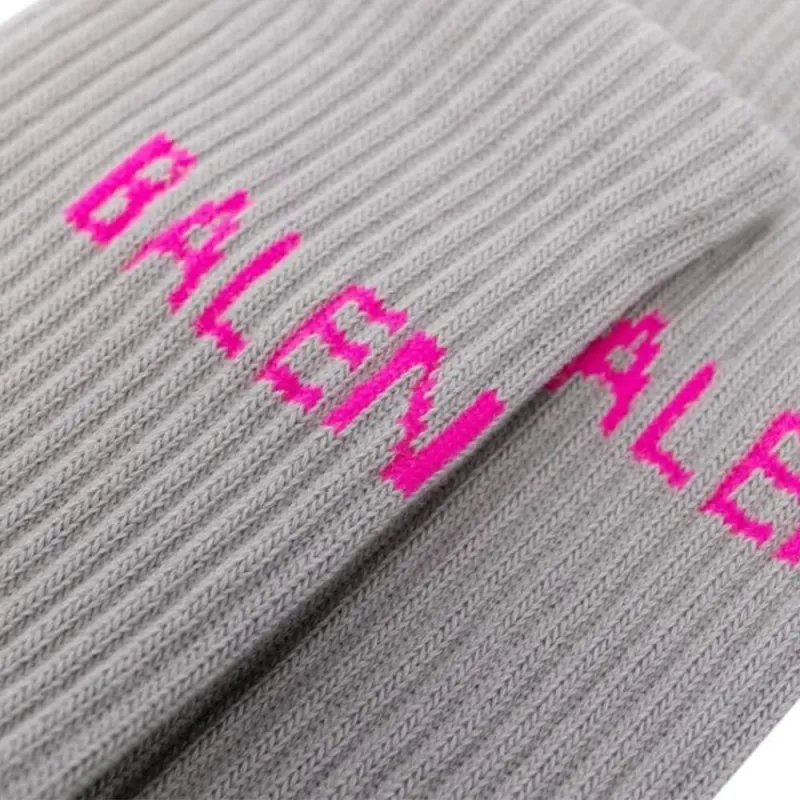 Balenciaga SS23 Knee-High Socks Regular Fit Women's 1 Pack Gray-2