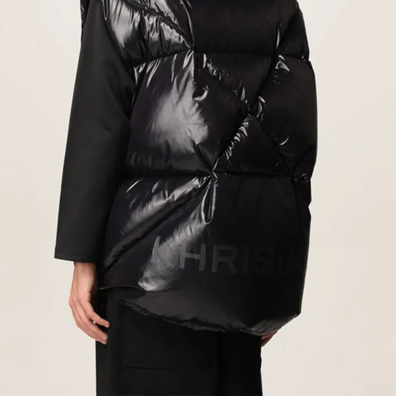 KHRISJOY Button Up Puff Oversized Gilet-5
