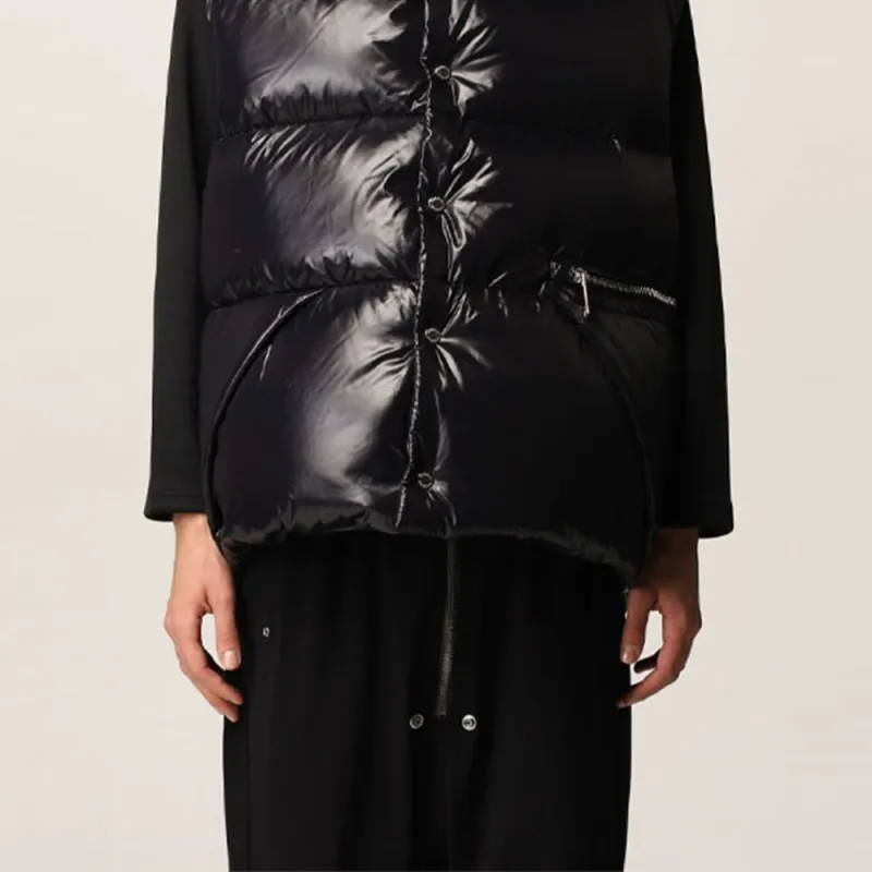 KHRISJOY Button Up Puff Oversized Gilet-4