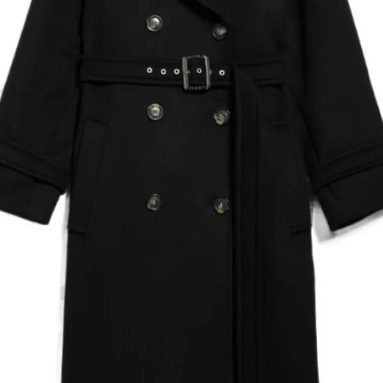 SportMax Leandro Double Breasted Belted Coat-4