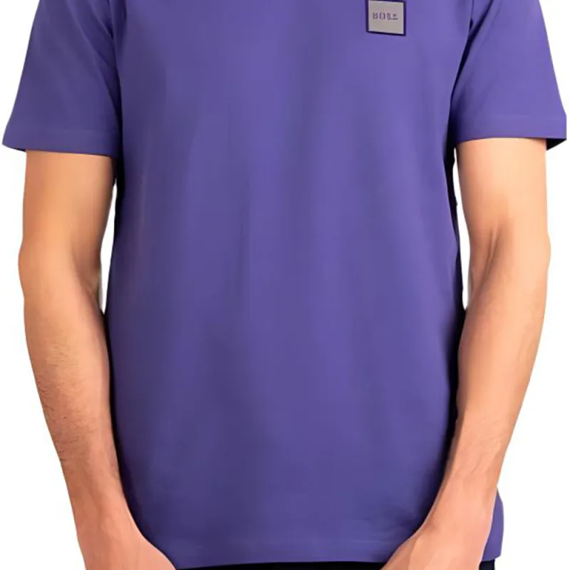 HUGO BOSS SS22 T Shirt Men's Purple-4