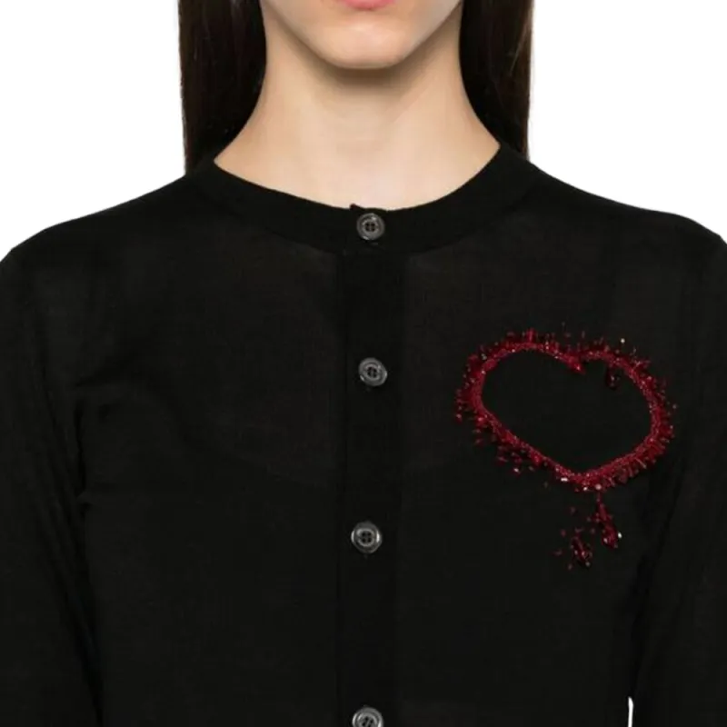 DSQUARED 2 Embellished Crewneck Cardigan-1