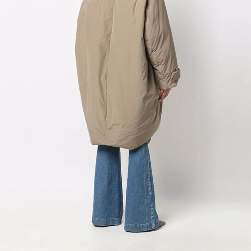 Stella McCartney Faux fur Collar Technical Coat-4