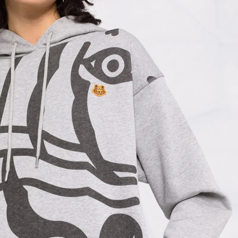 KENZO K-Tiger Hooded Sweater Dress-4