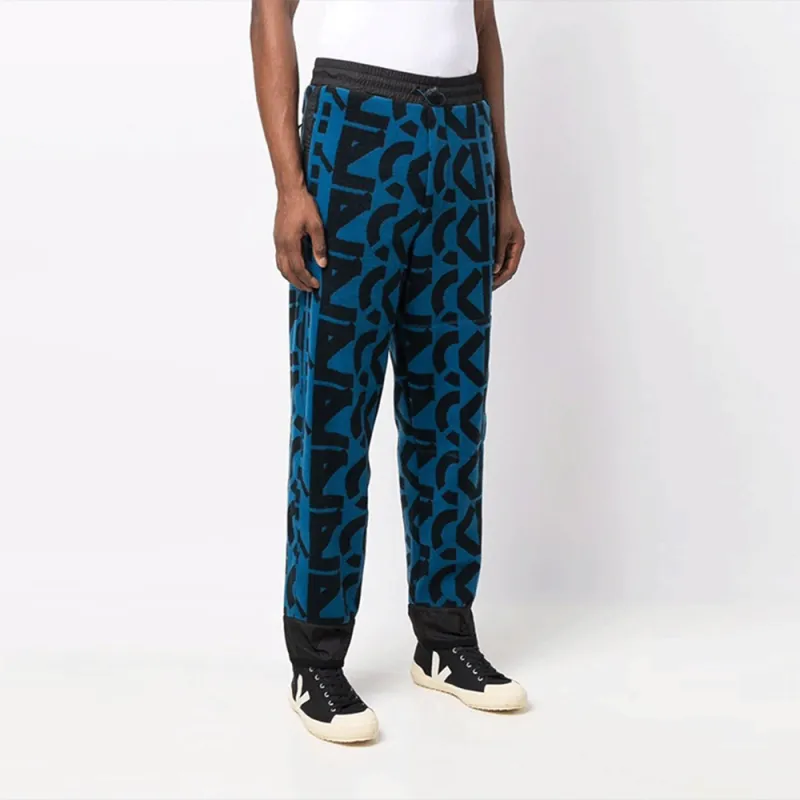 KENZO Monogram-print Fleece Track Pants-3