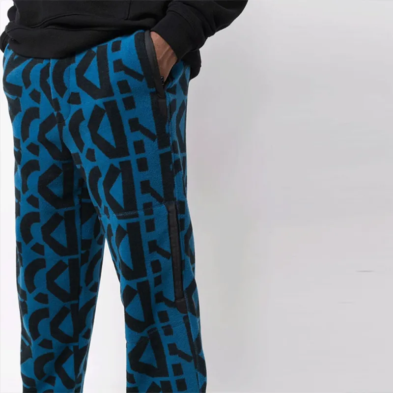 KENZO Monogram-print Fleece Track Pants-4