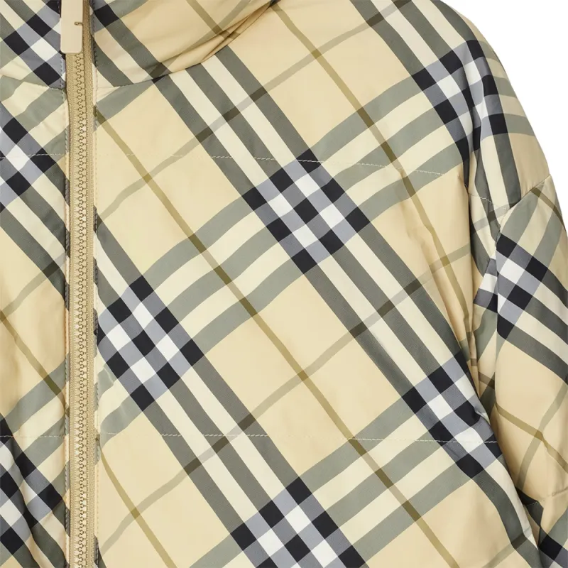 Burberry Checkered Reversible Zip Up Jacket-6