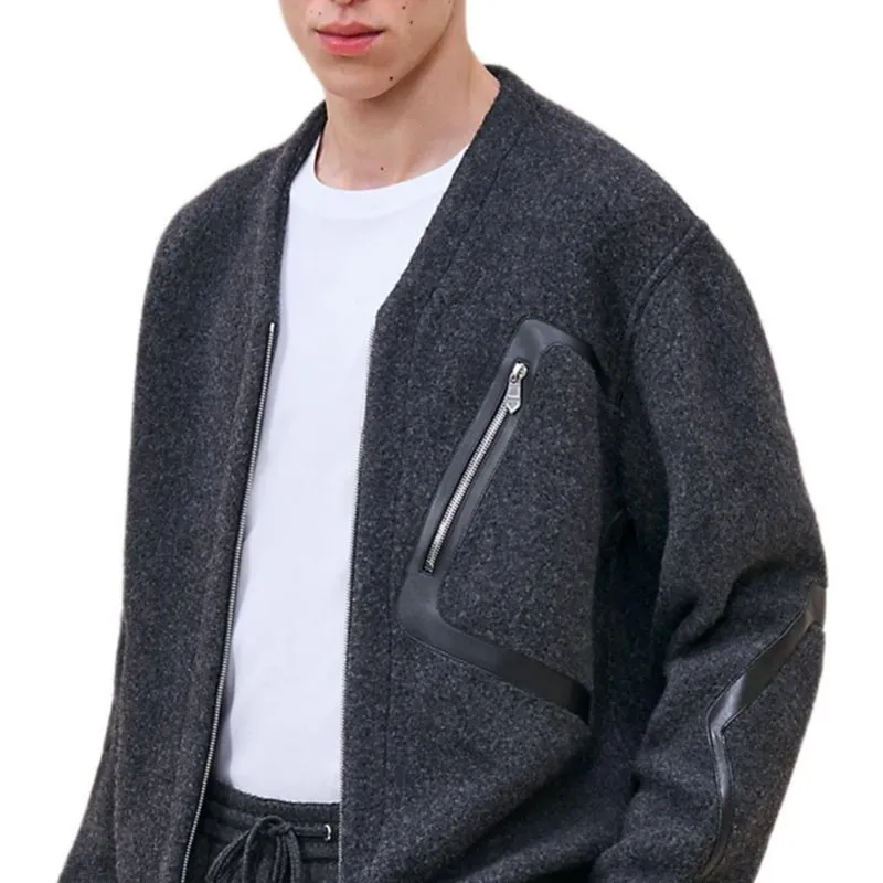HERMES Jackets Coats Men's Black-1
