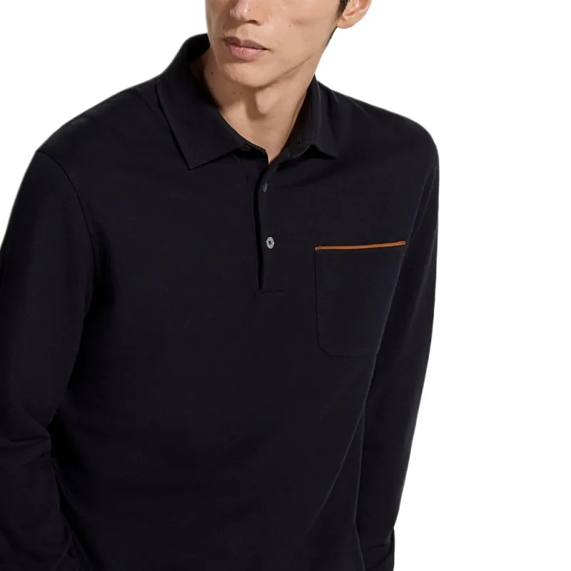 Ermenegildo Zegna Long Sleeved Polo Shirt-4