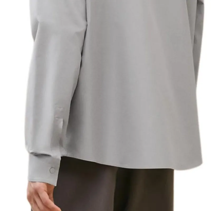 HERMES Shirts Men Flint Gray-3