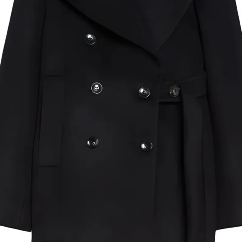 SportMax Orchis Double Breasted Belted Coat-5