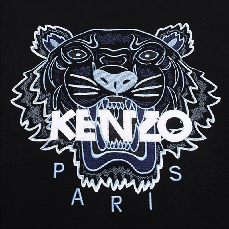 KENZO Classic Tiger Head Sweatshirt Men's Black-6
