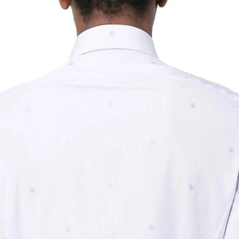 GUCCI SS23 Shirt Men's Pink Blue-5