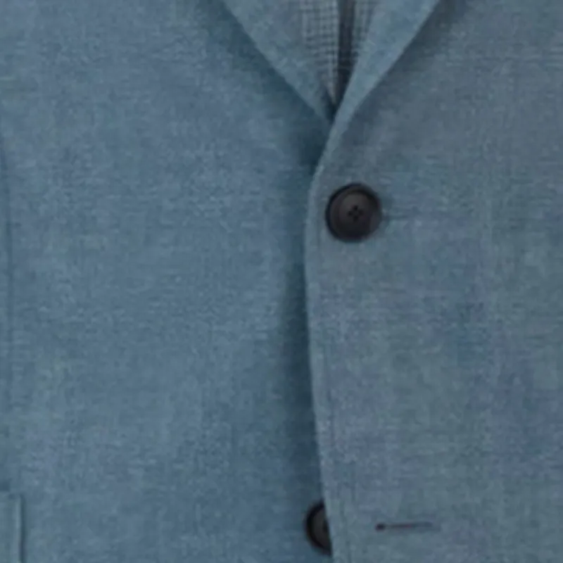 HUGO BOSS Slim Fit Jacket In Wrinkle Resistant Mesh Jackets & Coats Men's Blue-3