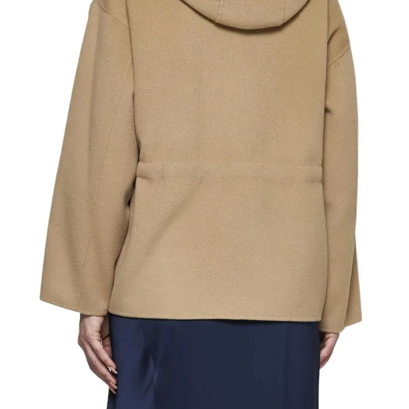 WEEKEND MaxMara Buttoned Long Sleeved Coat-5