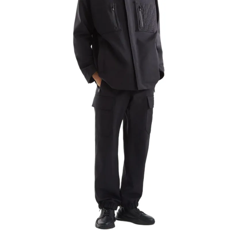FENDI Ff Motif Ski Shirt Jacket-5