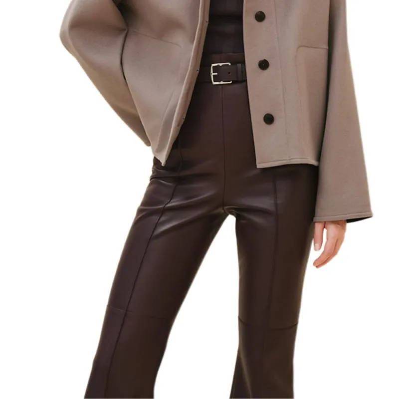 HERMES FW24 Jackets Coats Women's Elephant Gray-3