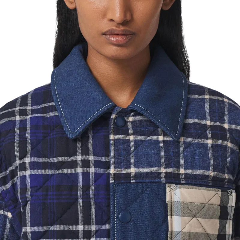 Burberry Denim Jacket Women's Blue-3