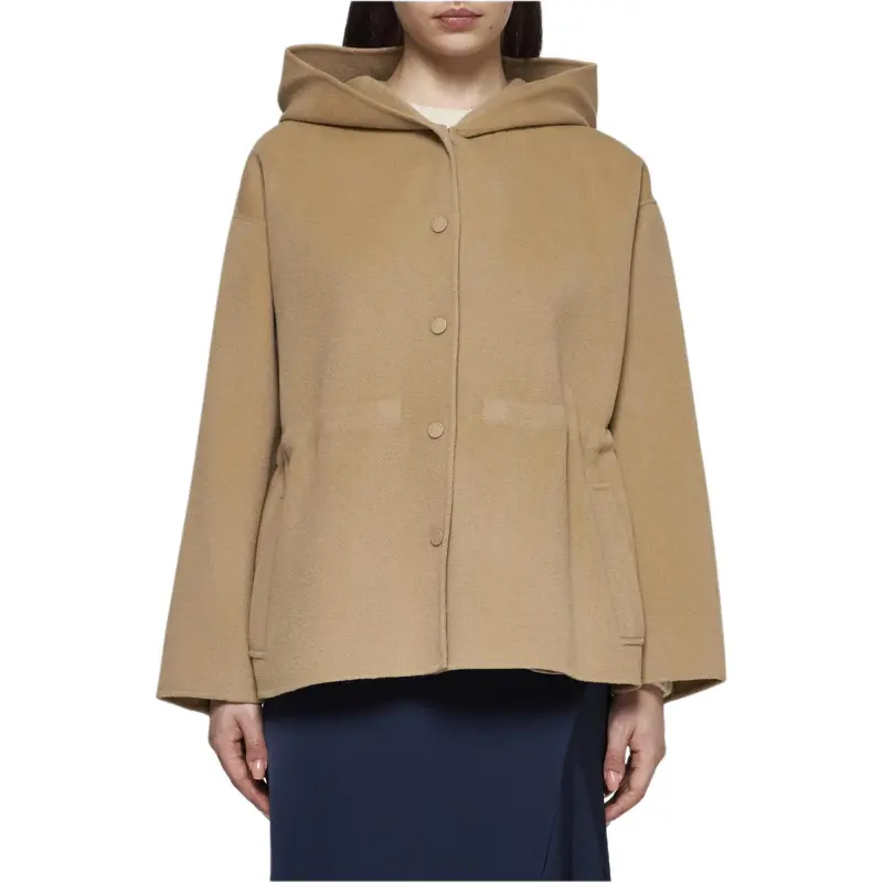 WEEKEND MaxMara Buttoned Long Sleeved Coat-2