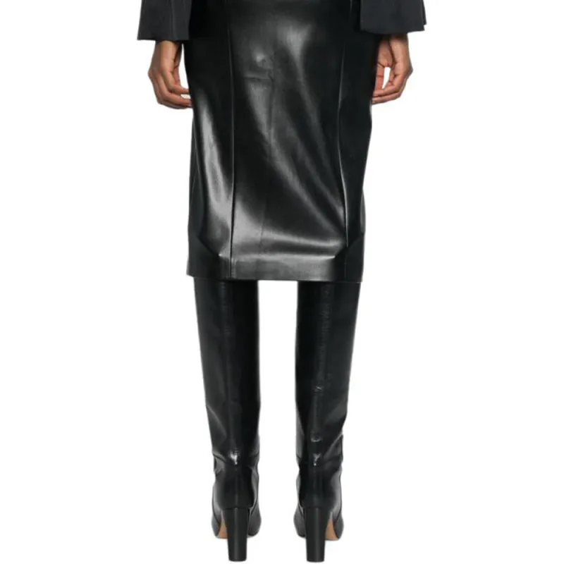Patrizia Pepe Faux leather Pencil Skirt-5