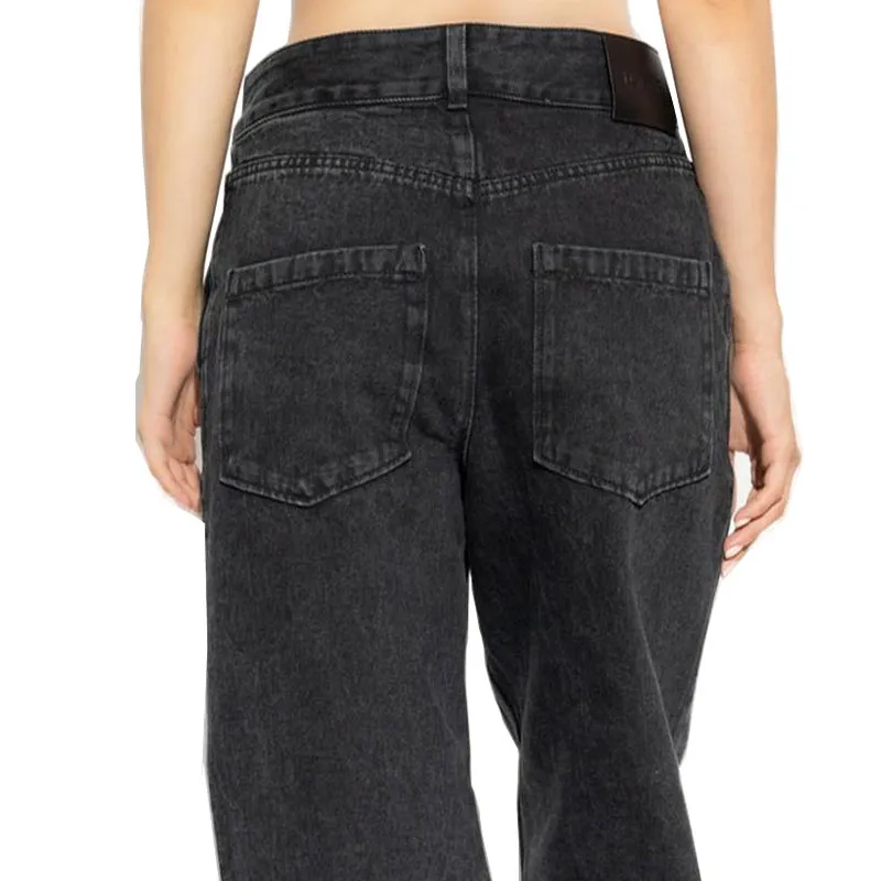 LOEWE Anagram Baggy Jeans 'Black'-7