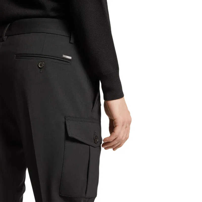 DSQUARED 2 Mid Rise Tapered Cargo Trousers-6