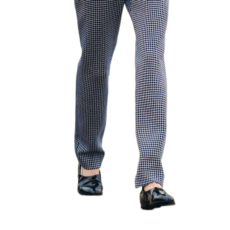 CHANEL Casual Pants Women's Black White-4
