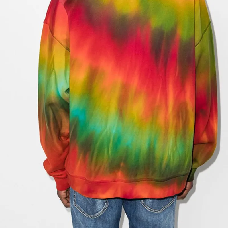 DSQUARED 2 Reverse logo Tie dye Hoodie-5