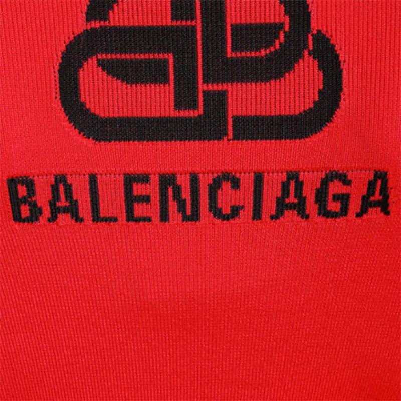 Balenciaga T Shirt Women's Red Regular Fit-6