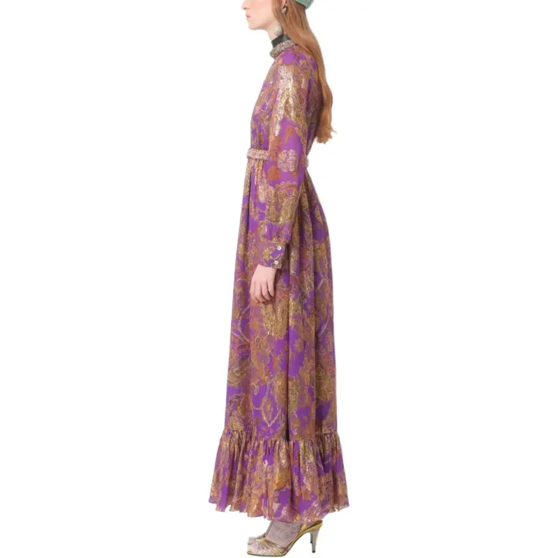 Valentino Apres L'Hiver Embroidered Maxi Dress-3