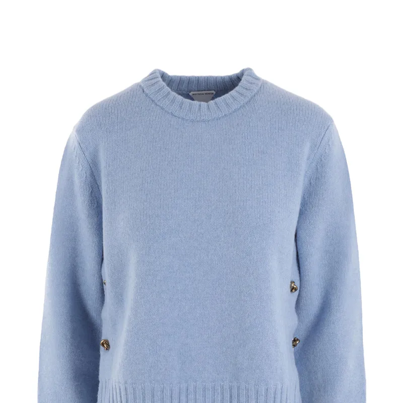 Bottega Veneta Knot Button Regular Fit Jumper-4