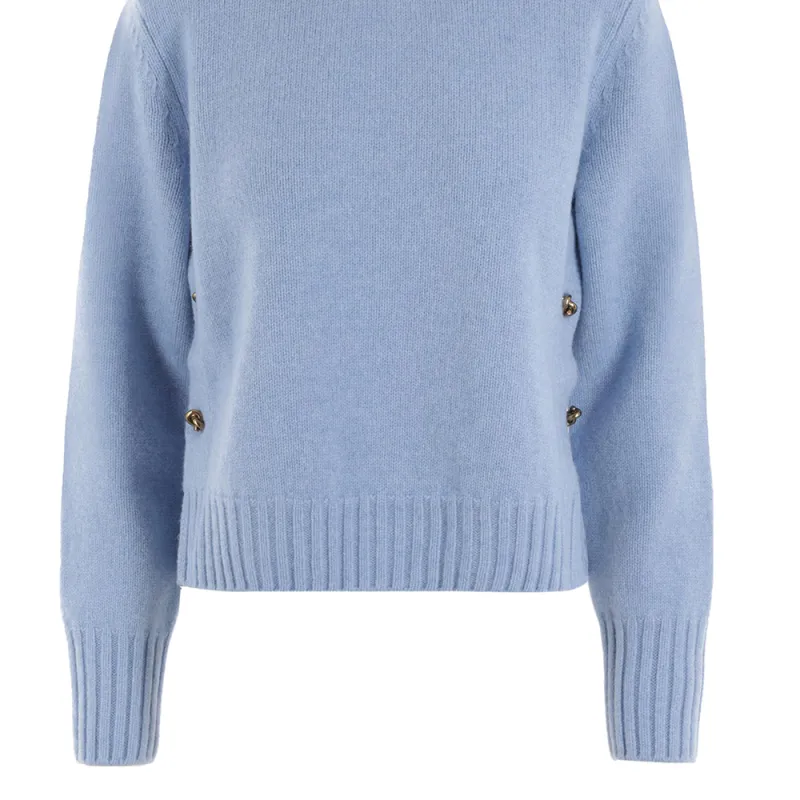 Bottega Veneta Knot Button Regular Fit Jumper-5