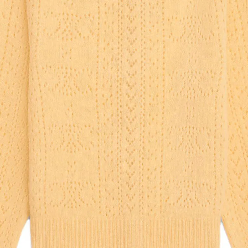 CELINE Cardigan In Shetland Pointelle-5